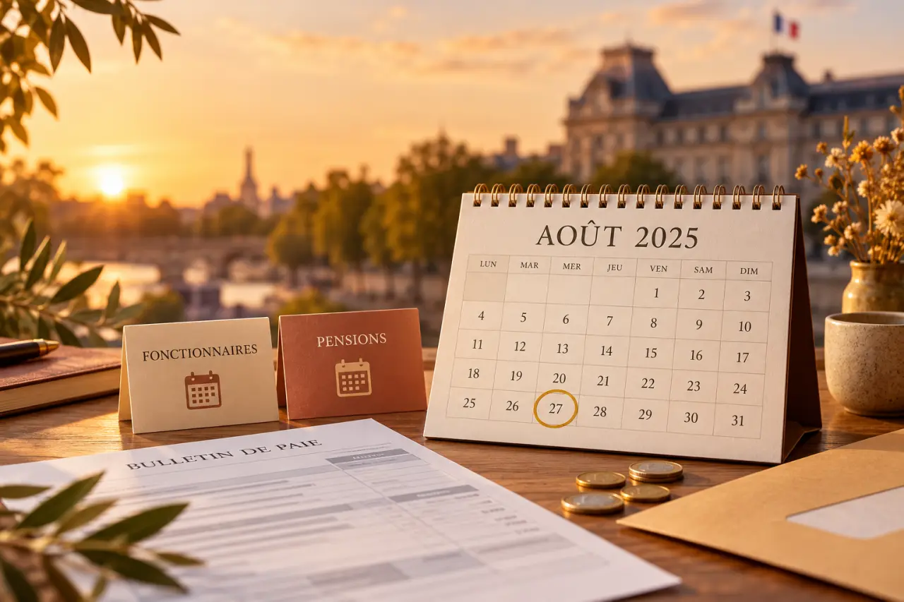 Paie août 2025 : le 27 août pour les fonctionnaires, mais pas pour toutes les pensions