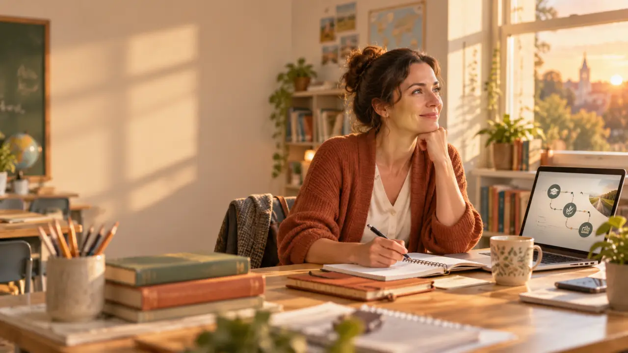 Reconversion enseignant : les étapes pour changer de voie sans démissionner trop vite
