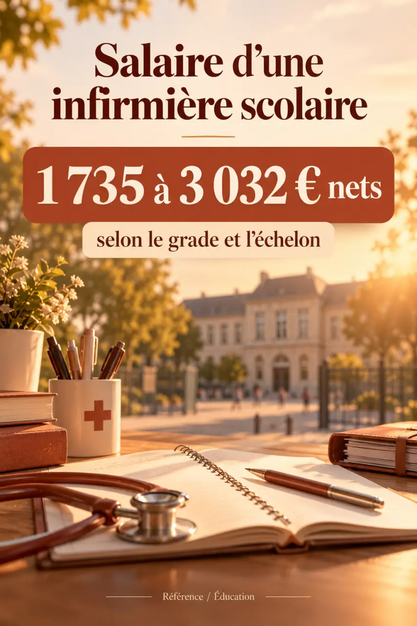 Salaire d’une infirmière scolaire : 1 735 à 3 032 € nets selon le grade et l’échelon